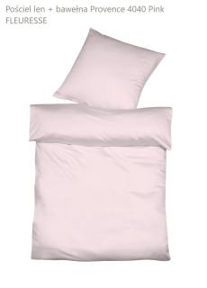 Pościel len bawełna Provence 4040 Pink Fleuresse