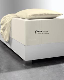 Prześcieradło z gumką na wysoki materac 25-40cm. Fleuresse Comfort XL 2610 kremowe (różne rozmiary)