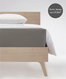 Prześcieradło z gumką na wysoki materac 25-40cm. Fleuresse Comfort XL 9042 taupe (różne rozmiary)