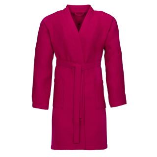 Szlafrok VOSSEN gofrowy unisex cranberry ROM Pique-U 5016 377