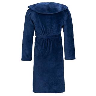 Szlafrok z kapturem bawełniany Night Blue Texas VOSSEN 476