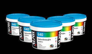 ALPOL AF640 Farba elewacyjna na tynki mineralne i akrylowe 10l