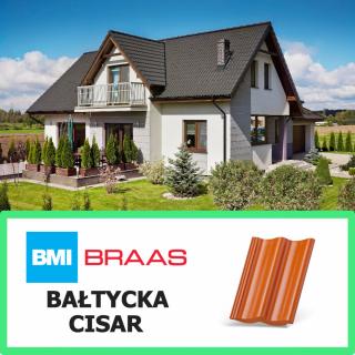 BRAAS BAŁTYCKA Cisar - dachówka podstawowa - betonowa połaciowa