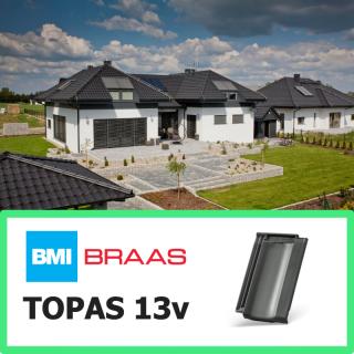 BRAAS TOPAS 13v - dachówka podstawowa - ceramiczna połaciowa