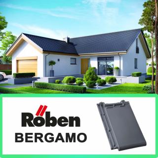 ROBEN BERGAMO - dachówka podstawowa - ceramiczna płaska