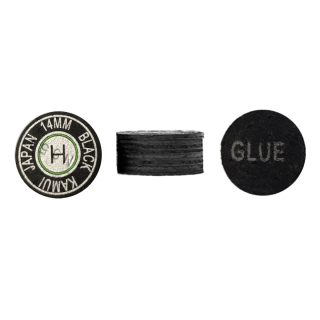 Końcówka bilardowa klejona Tip Kamui Black 14mm H-twarda