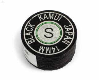 Końcówka bilardowa klejona Tip Kamui Black 14mm S-miękka