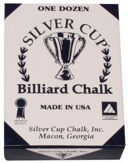 Kreda bilardowa Silver Cup niebieska opakowanie 12szt.