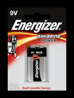 Energizer Alkaline Power 6LR61 9V bl1