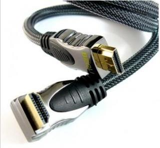 Kabel HDMI kątowy / płaski ver. 1.4! 1080p Full HD  1,5m.
