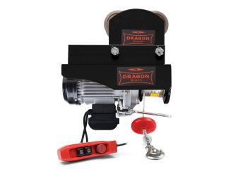 Wciągnik elektryczny linowy z wózkiem ręcznym Dragon Winch 600kg