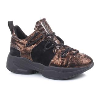 Aspena 2B-2870 sneakersy damskie czarno-złote Aspena 2B-2870 sneakersy damskie czarno-złote
