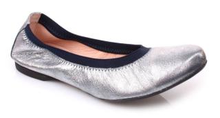 Baleriny damskie Eksbut 25-3367-H58-1G Eksbut 25-3367-H58-1G baleriny damskie grafitowe