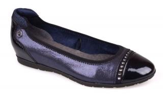 Baleriny damskie Tamaris 1-22103-21 890 Tamaris 1-22103-21 890 NAVY COMB baleriny damskie granatowe