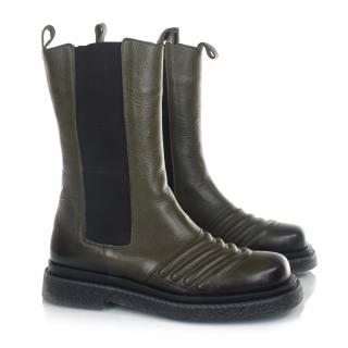 Botki damskie Aspena 1T-821 358-05 CLR 94-YESIL Aspena 1T-821 358-05 CLR 94-YESIL botki damskie oliwkowe