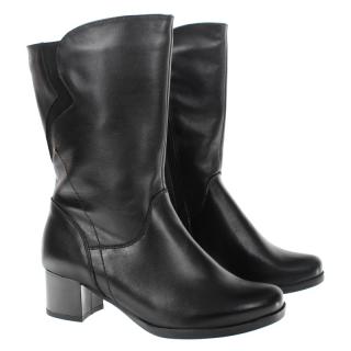 Botki damskie Aspena KX-2245/C1414 CZARNY/N60 Aspena KX-2245/C1414 CZARNY/N60 botki damskie czarne