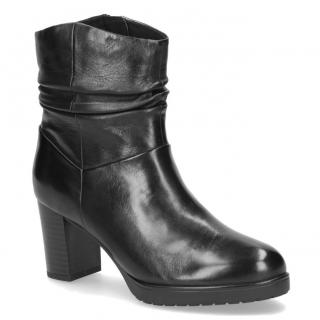Botki damskie Caprice 9-25446-25 040 BLACK SOFT NAP Caprice 9-25446-25 040 BLACK SOFT NAP botki damskie czarne