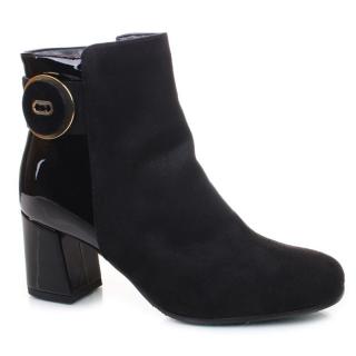 Botki damskie Comart 722635 CAMOSCIO NERO Comart 722635 CAMOSCIO NERO botki damskie czarne