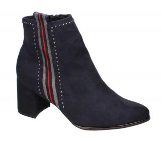 Botki damskie Marco Tozzi 2-25379-23 888 Marco Tozzi 2-25379-23 888 DK.NAVY COMB botki damskie granatowe
