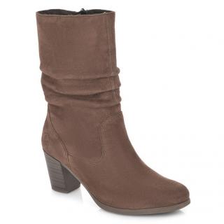 Botki damskie Rieker Y8983-24 BROWN (BRĄZOWE) Rieker Y8983-24 BROWN  Botki damskie (brązowe)