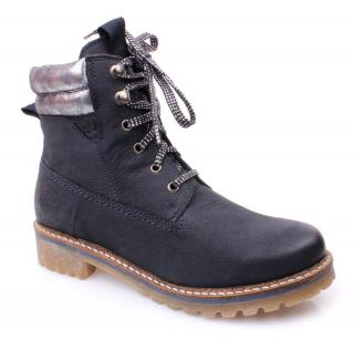 Botki damskie s. Oliver 5-25204-39 853 s. Oliver 5-25204-39 853 NIGHT BLUE botki damskie granatowe
