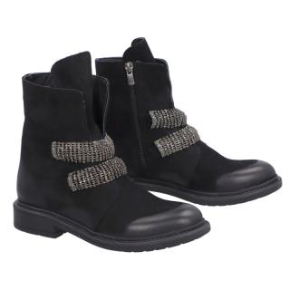 Botki damskie Venezia 00101018N BLACK Venezia 00101018N BLACK botki damskie czarne