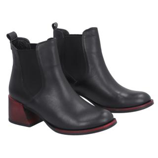 Botki damskie Venezia 0010144D BLACK Venezia 0010144D BLACK botki damskie czarne