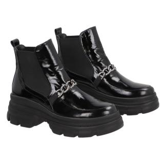 Botki damskie Venezia 00108025R BLACK Venezia 00108025R BLACK botki damskie czarne