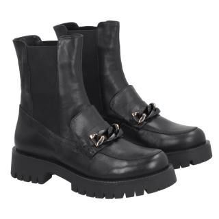 Botki damskie Venezia 0108840 BLACK Venezia 0108840 BLACK botki damskie czarne