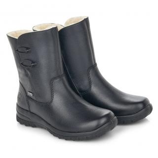 Botki damskie wodoodporne Rieker Z7172-00 BLACK Rieker Z7172-00 BLACK botki damskie wodoodporne czarne