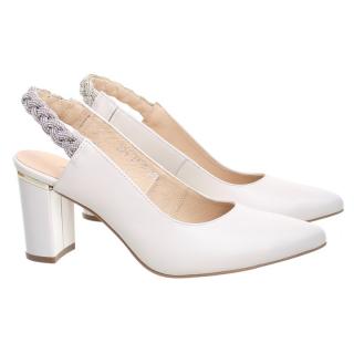 Czółenka damskie Aspena KOR 2170 IVO298 Aspena KOR 2170 IVO298 czółenka damskie ivory
