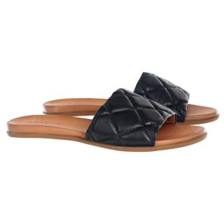 Kkapki damskie Aspena 3B-KIRA 167 BLACK Aspena 3B-KIRA 167 klapki damskie czarne BLACK