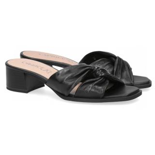 Klapki damskie Caprice 9-27204-28 040 BLACK SOFTNAP. Klapki damskie Caprice 9-27204-28 040 BLACK SOFTNAP. czarne