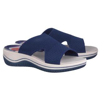Klapki damskie Jana 8-27228-26 805 NAVY Jana 8-27228-26 805 NAVY klapki damskie granatowe