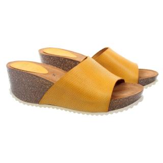 Klapki damskie Presso 130/G VAQUETILLA GRAB. AMARILLO Presso 130/G VAQUETILLA GRAB. AMARILLO klapki damskie żółte
