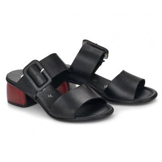 Klapki damskie Remonte R8765-01 BLACK Remonte R8765-01 BLACK klapki damskie czarne