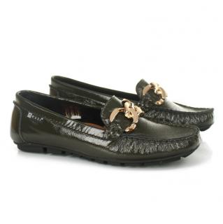 Mokasyny damskie Nessi 21036 khaki 711 Nessi 21036 khaki 711 mokasyny damskie khaki
