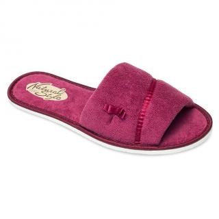 Pantofle damskie Meteor (Natural Style) NS-041 bordowe Meteor (Natural Style) NS-041 IZABELA pantofle damskie bordowe