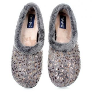 Pantofle damskie Neles 41361 GRIS Neles 41361 GRIS pantofle damskie szare