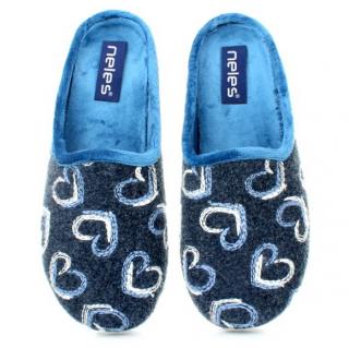 Pantofle damskie Neles 42324 MARINO Neles 42324 MARINO pantofle damskie granatowe