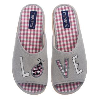 Pantofle damskie Neles P94-15142 GRIS Neles P94-15142 GRIS pantofle damskie szare
