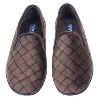 Pantofle męskie Neles 10706 MARRON Neles 10706 MARRON pantofle męskie brązowe