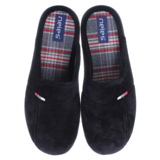 Pantofle męskie Neles N50-4724C NEGRO Neles N50-4724C pantofle męskie czarne