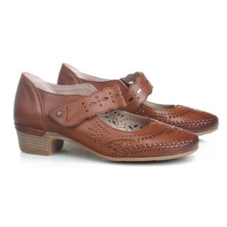 Półbuty damskie Jana 8-24312-26 305 Jana 8-24312-26 305 COGNAC półbuty damskie brązowe