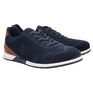 Półbuty męskie Bugatti 331-A7M02-1469 4141 dark blue / dark blue Bugatti 331-A7M02-1469 4141 dark blue półbuty męskie granatowe