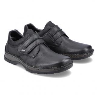 Półbuty męskie Rieker 05358-01 BLACK Rieker 05358-01 BLACK półbuty męskie czarne