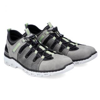 Półbuty męskie Rieker 14508-40 GREY Rieker 14508-40 GREY półbuty męskie szare