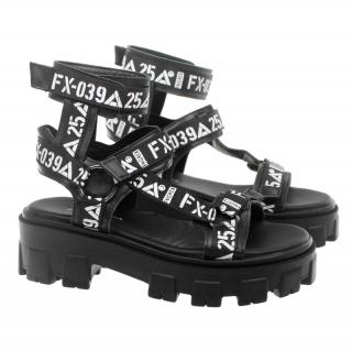 Sandały damskie Aspena 2B-3020 BLACK Aspena 2B-3020 BLACK sandały damskie czarne