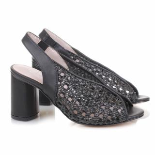 Sandały damskie Comart 7B3435 czarne Comart 7B3435 INTRECCIO NERO sandały damskie czarne
