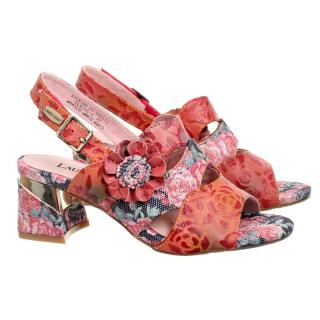 Sandały damskie Laura Vita JACHINO 23 SL9335-3 ROUGE Laura Vita JACHINO 23 SL9335-3 ROUGE sandały damskie wielokolorowe